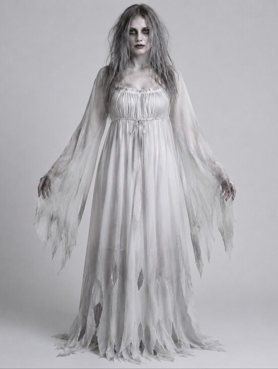 EraSpooky Other - EraSpooky Womens L Gossamer Ghost Costume White Victorian Gothic Halloween